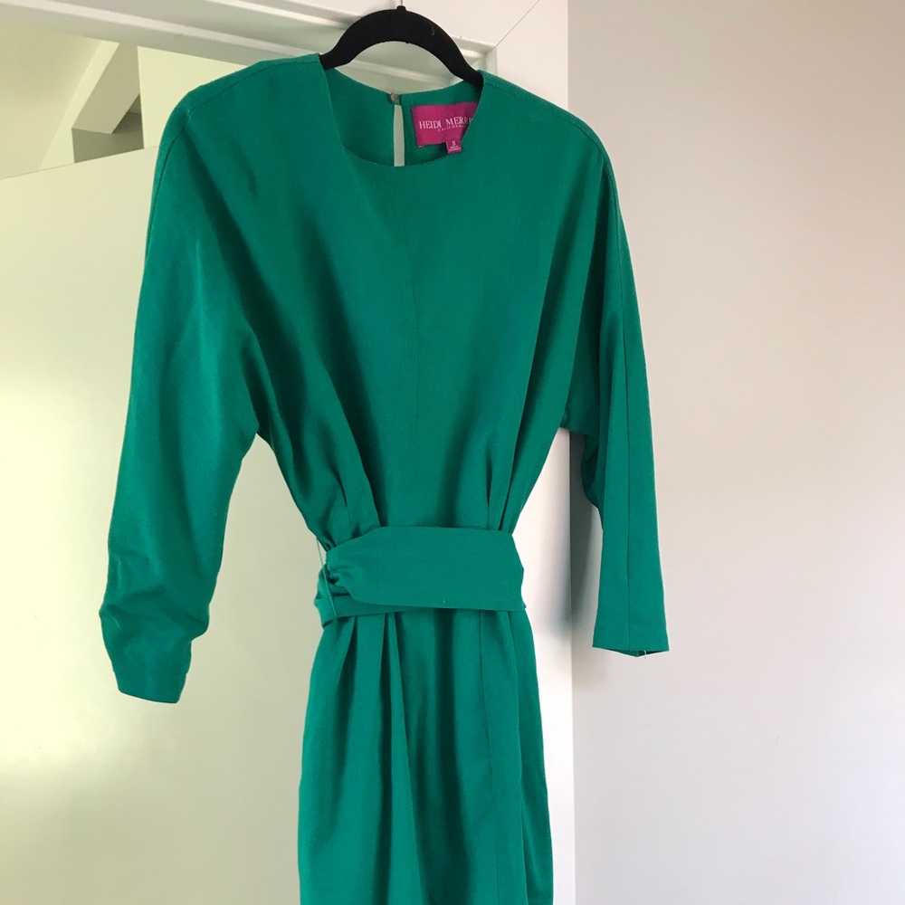 Green Heidi Merrick Dress